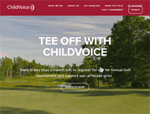 Tablet Screenshot of childvoiceintl.org